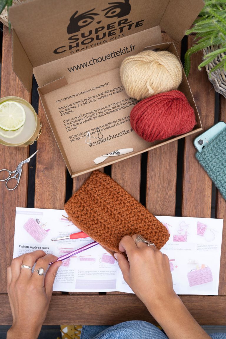 Kit Crochet Débutant Pingouin - Avec Fil, Crochet Et Vidéo Tutoriel - DIY Loisir Créatif