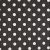 noir à pois blancs