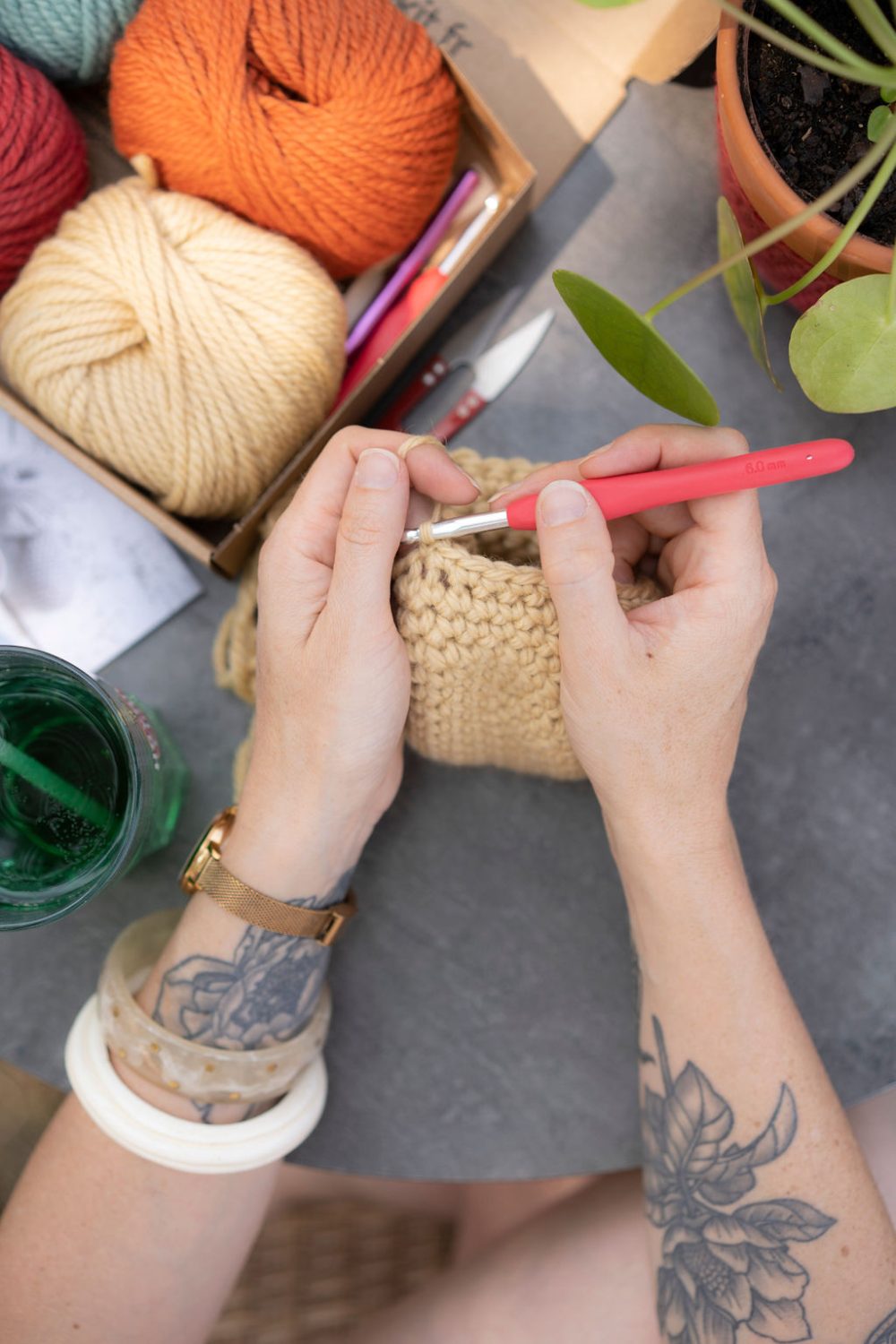 Kit Starter Kit pour apprendre les bases du crochet Niveau débutant